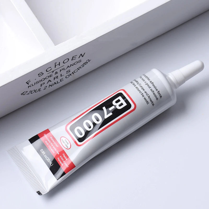 25ml B7000 Multipurpose Adhesive Epoxy Resin DIY Women Rhinestone Jewelry Crafts Phone Glass Touch Screen Liquid Super Nail Glue