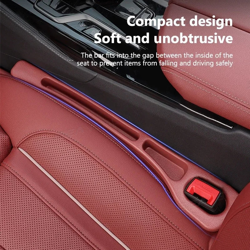 1 Pair of Car Seat Gap Plug Strips Seat Edge Protection Plug Strips and =Seat Anti-leak Plug Strips Have A Comfortable Hand Feel