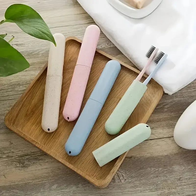 1/4 Pack Toothbrush Case Portable Travel Toothbrush Case Dust-Prof and Sanitary for Home, Business, Camping, School Toothbrush