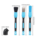 Wheel Rims Clean Brush Air Conditioner Air Outlet Cleaning Brushes 3PCS Elbow Sweeping Tools Car Interior Detail Cleaning Brush
