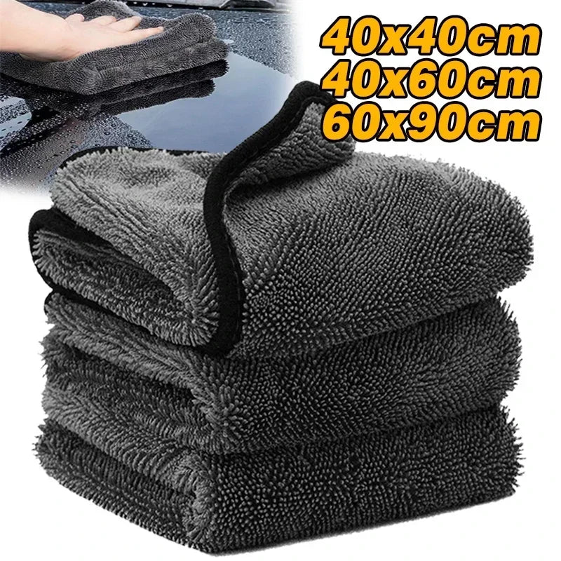 New Microfiber Twist Car Wash Towel Professional Car Cleaning Drying Cloth Towels for Cars Washing Polishing Waxing Detailing