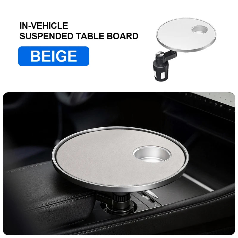 Multifunctional Car Cup Holder Extension Bracket Small Tray Auto Interior Organizer - Dining Tray Storage for Vehicle Interior
