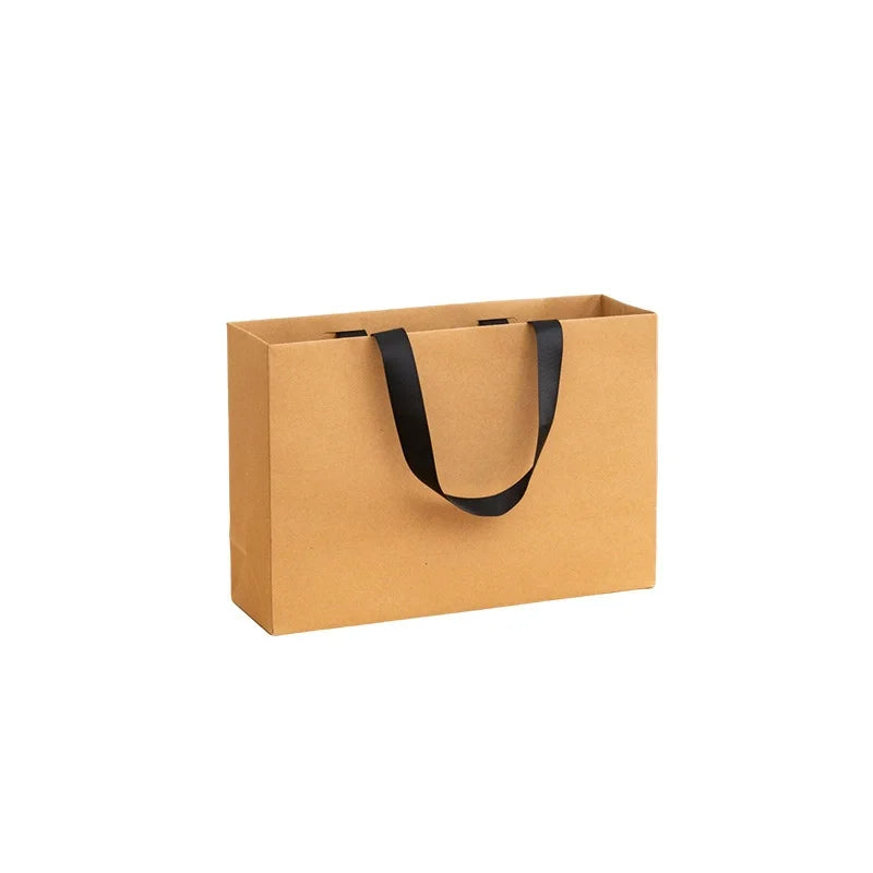 10pcs Tote Bags Custom Garment Bags Store Shopping Bags Clothing Jacket Packaging Paper Bags Custom Printing Store Name Logo