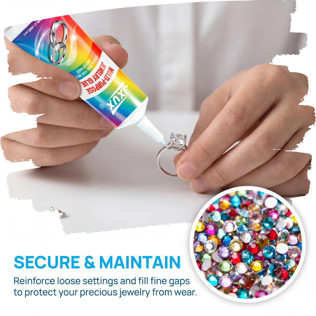 B7000 Adhesive Rhinestones Glue for Crafts, 50g/1.68 fl oz Jewelry Glue for DIY Craft, Makeup, Shoes, Jewelry Making, Nail Art