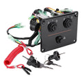 6K1-82570-08 Dual Lgnition Key Switch Assembly Panel For Yamaha Outboard Control  6K1-82570-13-00
