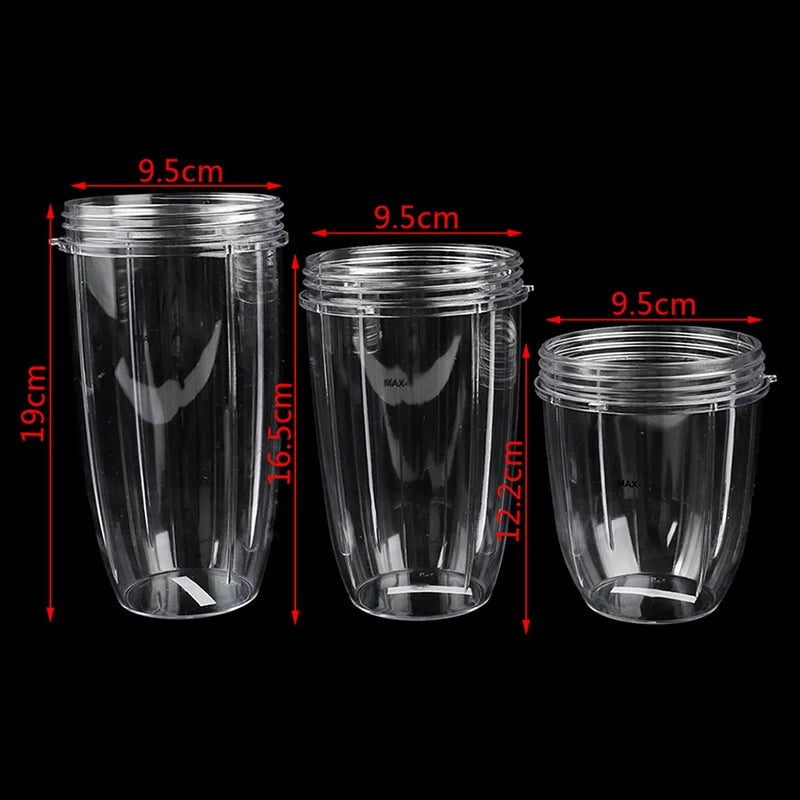 (YY)1Pc 2025 New Transparent Juicer Cup Mug Clear Replacement For NutriBullet Nutri Bullet Juicer 18OZ 24OZ 32OZ Kitchen Tool