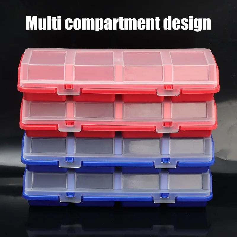 Part Storage Box Screw Organizer Tool Multi-Compartment Organizer Box for Screw Small Part Plastic Jewelry Hardware Storage Case