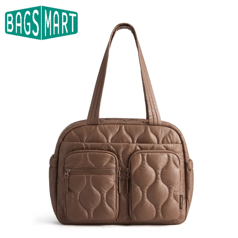 BAGSMART Travel Tote Bag Large Capacity Carry on Luggage Handbag Weekend Overnight Sports Bags for Women