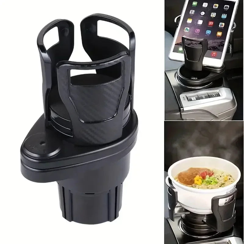 Multifunctional Rotating Car Cup Holder Drink Coffee Bottle Holder Can Mounts Holders Mount Stand Space Saving Beverage Organize