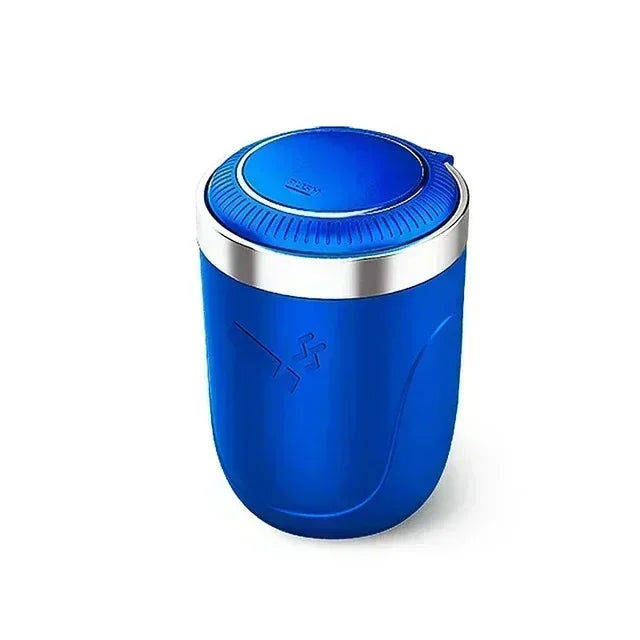 1PCS Portable Car Ashtray Holder With LED Light Detachable Car Cigarette Ashtray Cup With Lid Car Interior Accessories