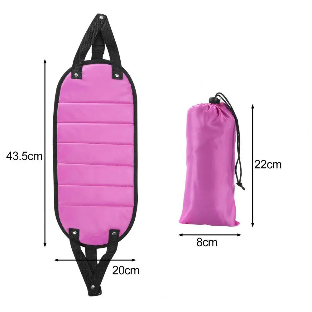 Foot Hammock For Airplane Travel Portable Sponge Foot Rest With Adjustable Straps Memory Foam Airplane Foot Hammock For Travel