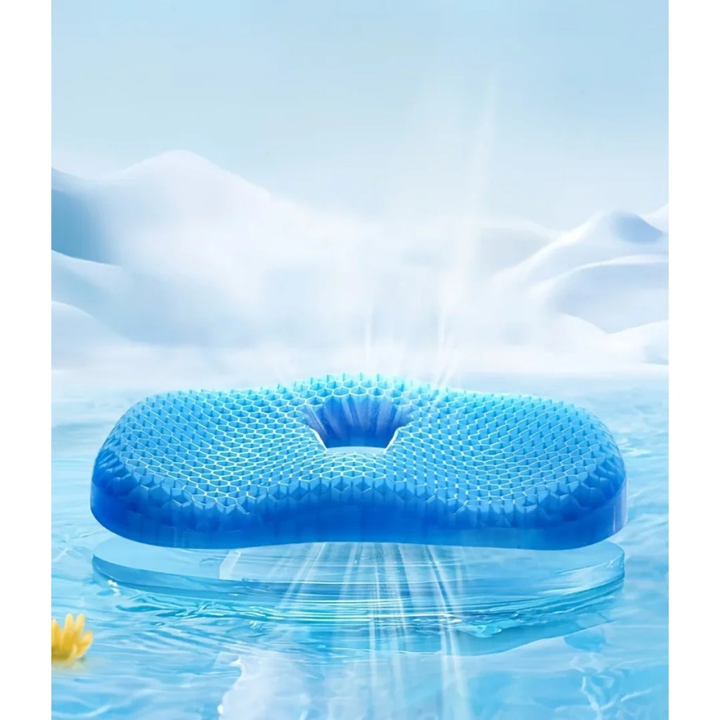 Gel U-shaped Seat Cushion,for Long Sitting Comfortable Soft Gel Seat Cushion,Multifunctional Ergonomic Fit Chair Cushion