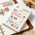 Custom Letter Name Passport Holder Lightweight Travel Wallet Unisex Fashion Document Case Ideal Travel Gift