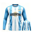 2026 New Argentina Fashion Round Neck T-shirt Fashion Long Sleeve Top Outdoor Sports and Leisure Quick Drying