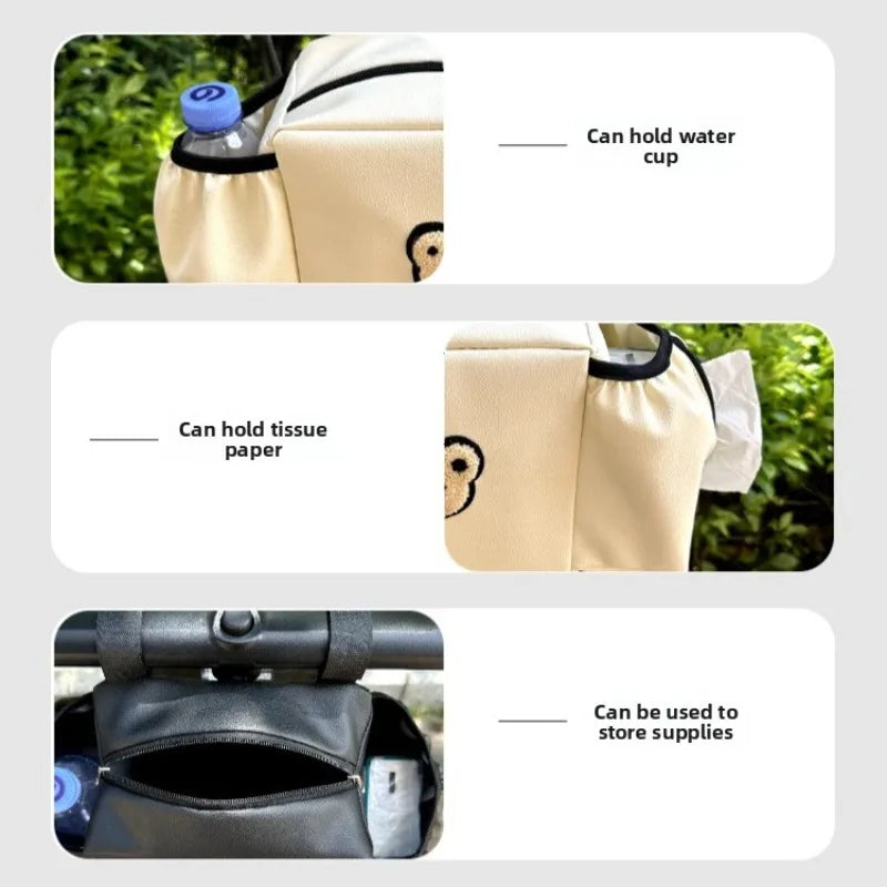New Baby Stroller Bag Multifunctional Baby Stroller Hanging Bag Lightweight Out-and-out Baby Stroller Supplies Storage Bag