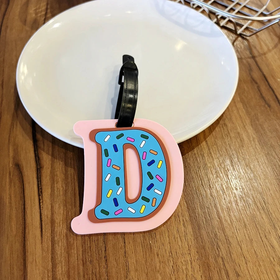 1 piece of capital letter luggage tag, station airport check-in luggage, anti loss identification tag, necessary luggage hanging