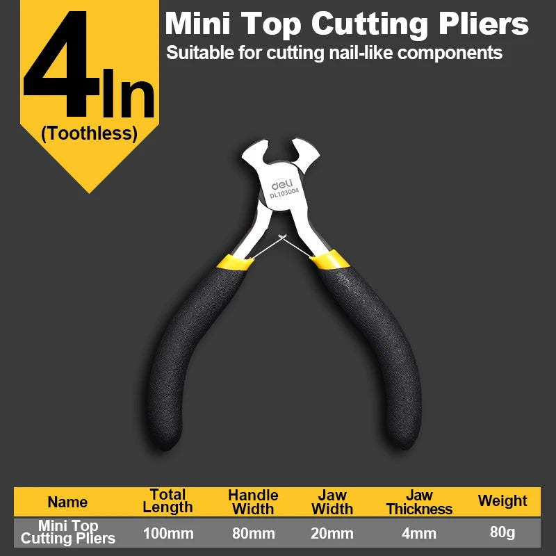 7Pcs Mini Pliers High Carbon Steel Precision Needle Nose Wire Cutter Jewelry Model Assembly Electronics Repair Professional Tool