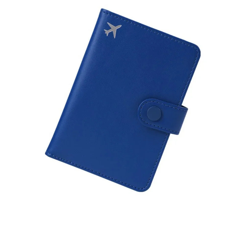 Wallet Passport Storage Bag Multi-layer Airplane Check-in Document Passport Storage Clip Anti-theft Korea Style Passport Holder