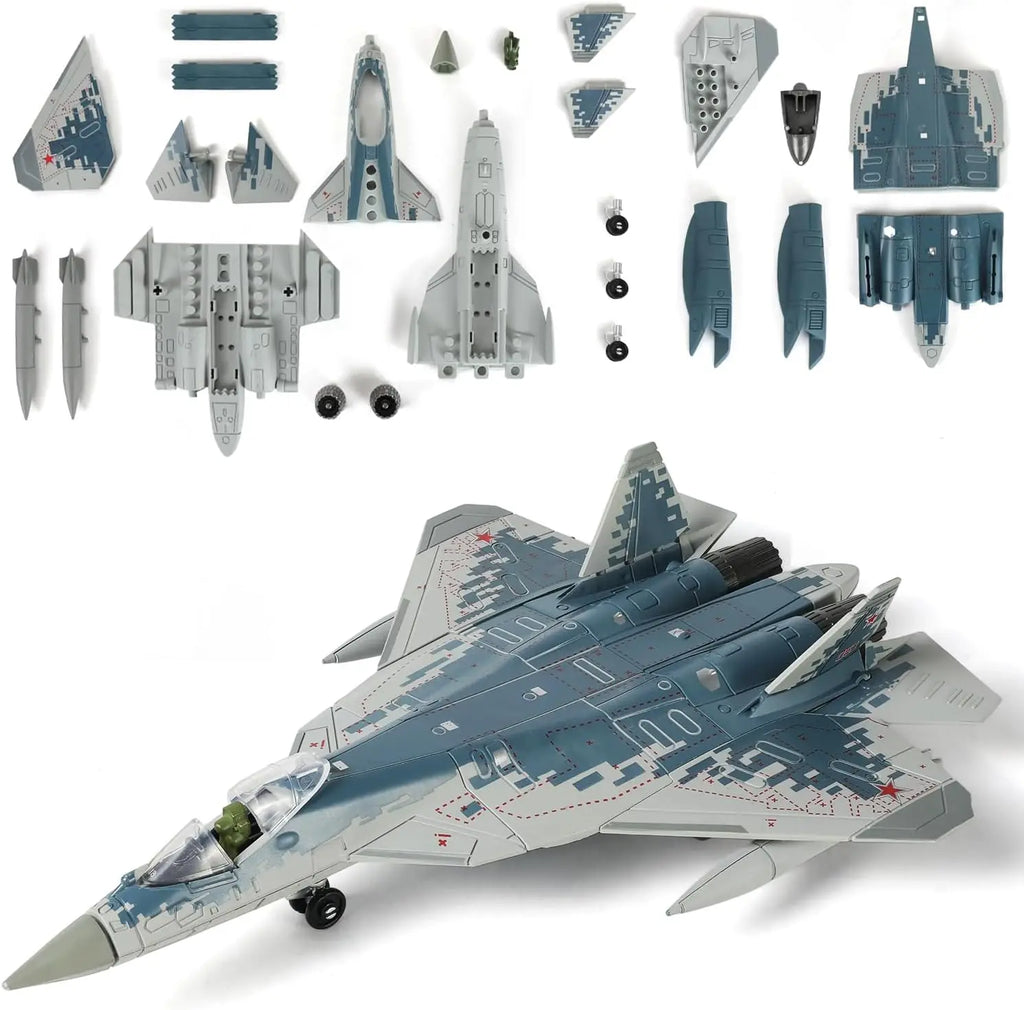 Creative Military Series Building Blocks F14 Su57 F22 M1070 Military Truck Helicopter Model Plane Toys for Boy Xmas Gift