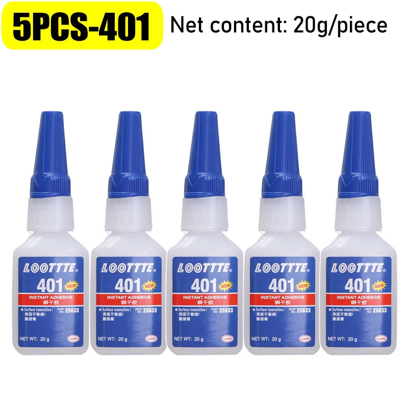 10/1pc 495/401/406 Strong Glue Quick Drying Instant Liquid Glue High Temperature Resistant Adhesive for Metal Plastic Wooden