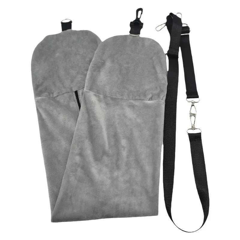 Fillable travel neck pillowcase storage bag can carry travel bag airplane pillow filling clothing