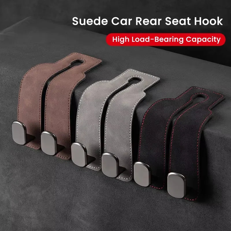 2 in 1 Car Hook For Car Rear Seat Back Hooks Headrest Hanger Clip Universal Double Hooks