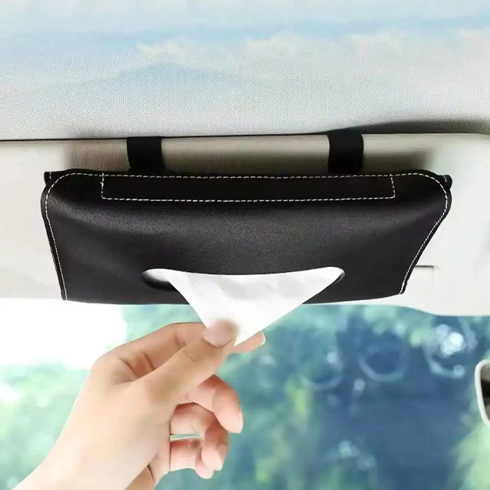 Car sunshade tissue box, hanging type tissue hanging bag, paper drawing box, car specific vehicle interior paper drawing box
