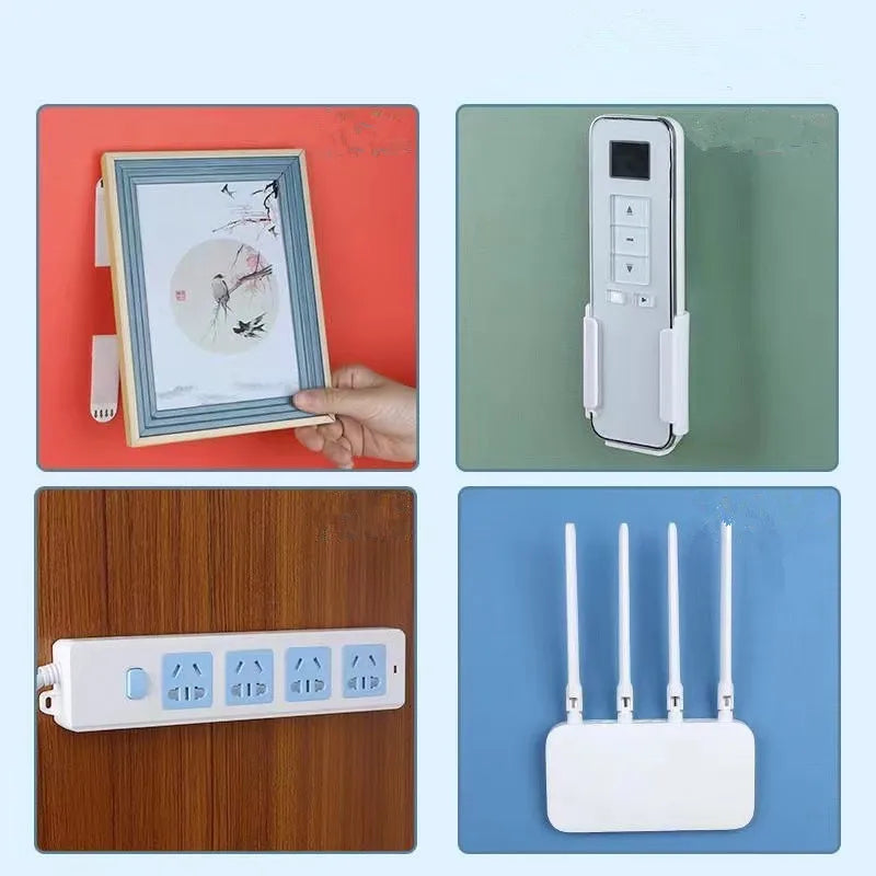 48pcs Punch-free Frame Tape Strips Assorted Mounting Self Adhesive Picture Frame Fixed Poster Wall Hook Decorate Fixing Wall Han