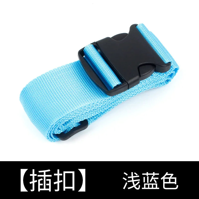Straight Shaped Luggage Straps for Suitcase, Polyester Luggage Belt with Adjustable Release Buckle Travel Accessory ﻿