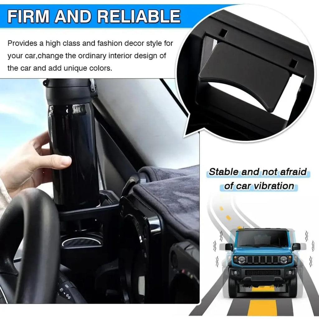 Car Cup Holder Mount Drink Support Bracket For Suzuki Jimny JB64 JB74 2018 only Interior Accessories