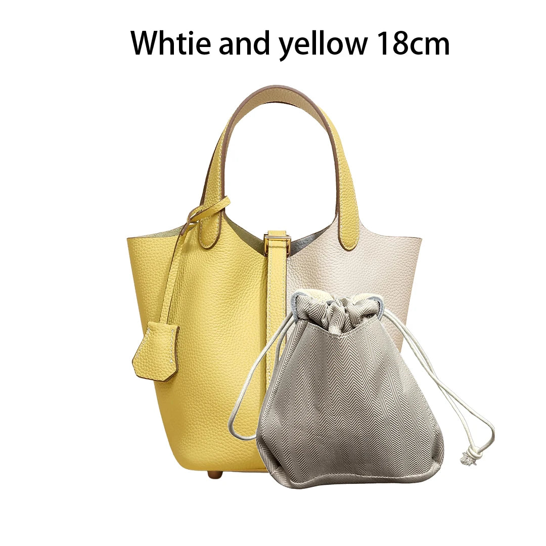 MENDY Women Bags Handbags Bucket Bag 18/22 Big Small Fashion Tote Bag Genuine Leather Luxury Quality Designers Lady Hand Bags