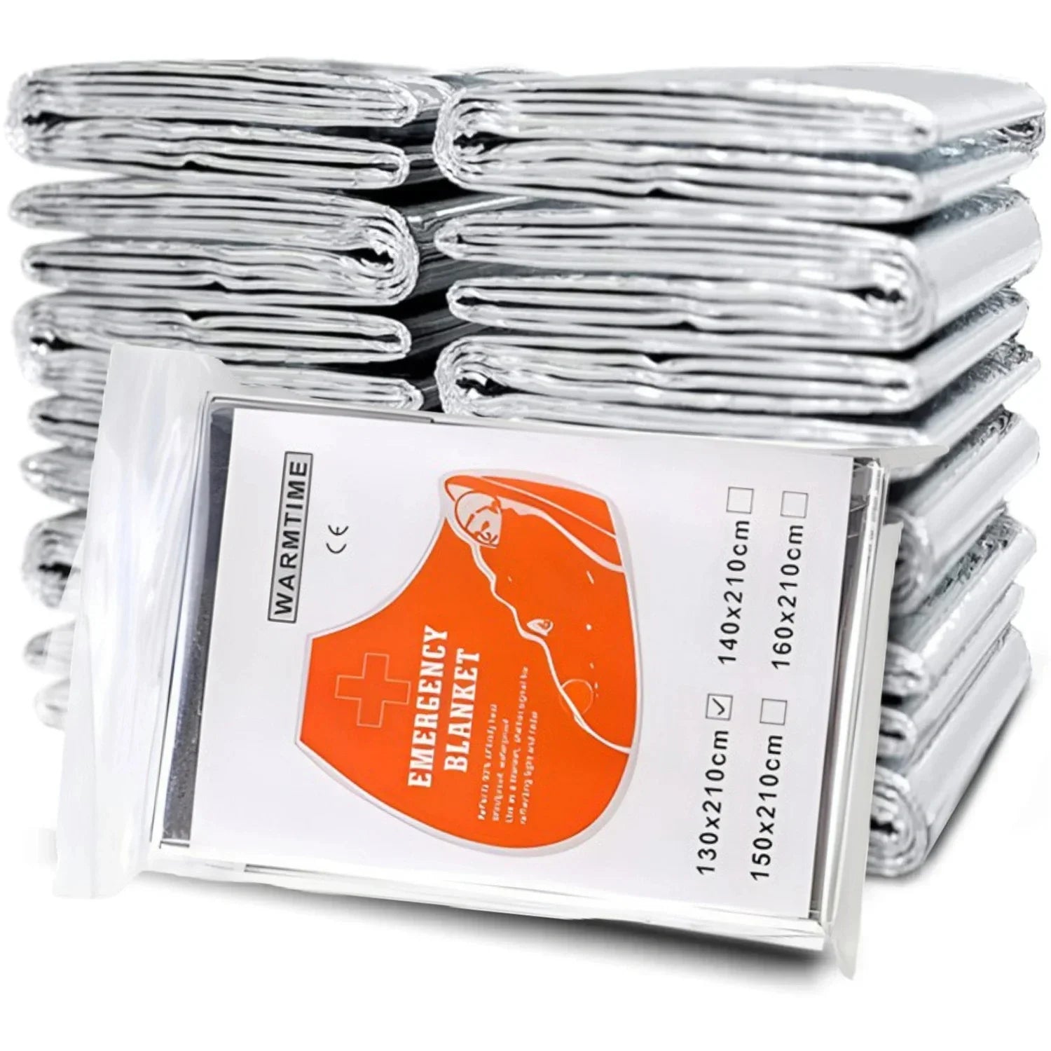 1/4pcs Emergency Mylar Thermal Blanket Foil Space Blanket Designed for NASA Body Warmer Outdoor First Aid Camping Hiking Travel