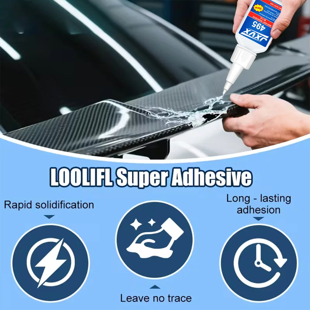10 Pieces Jxvx 495 Instant Adhesive Super Glue 20g Quick Drying Transparent Multipurpose Metal Plastic Rubber DIY