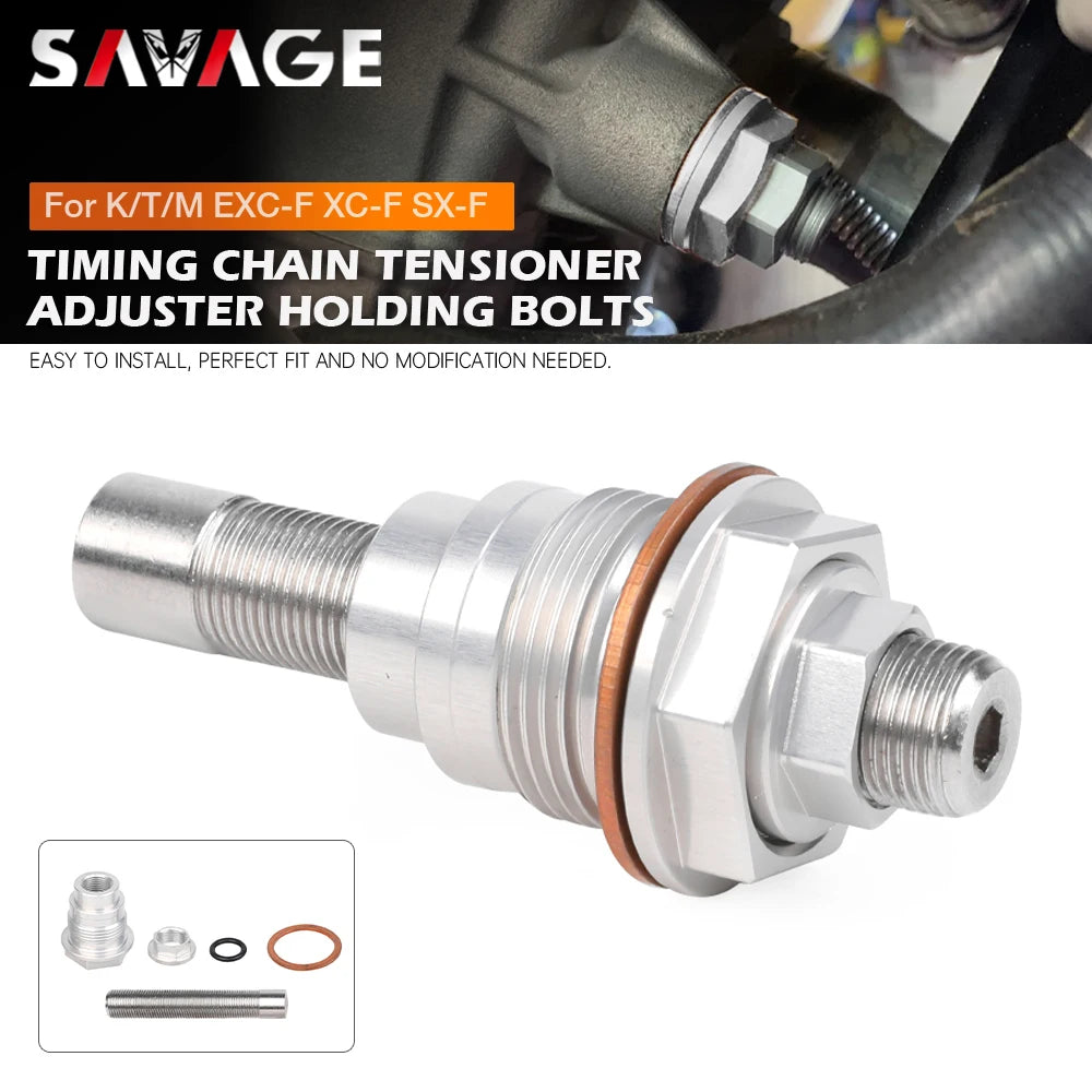 Timing Cam Chain Tensioner For 250 350 450 530 EXC EXC-F XC-W XCF SXF SXS-F XCF SX ATV XCR-W Motorcycle Adjuster Holding Bolt