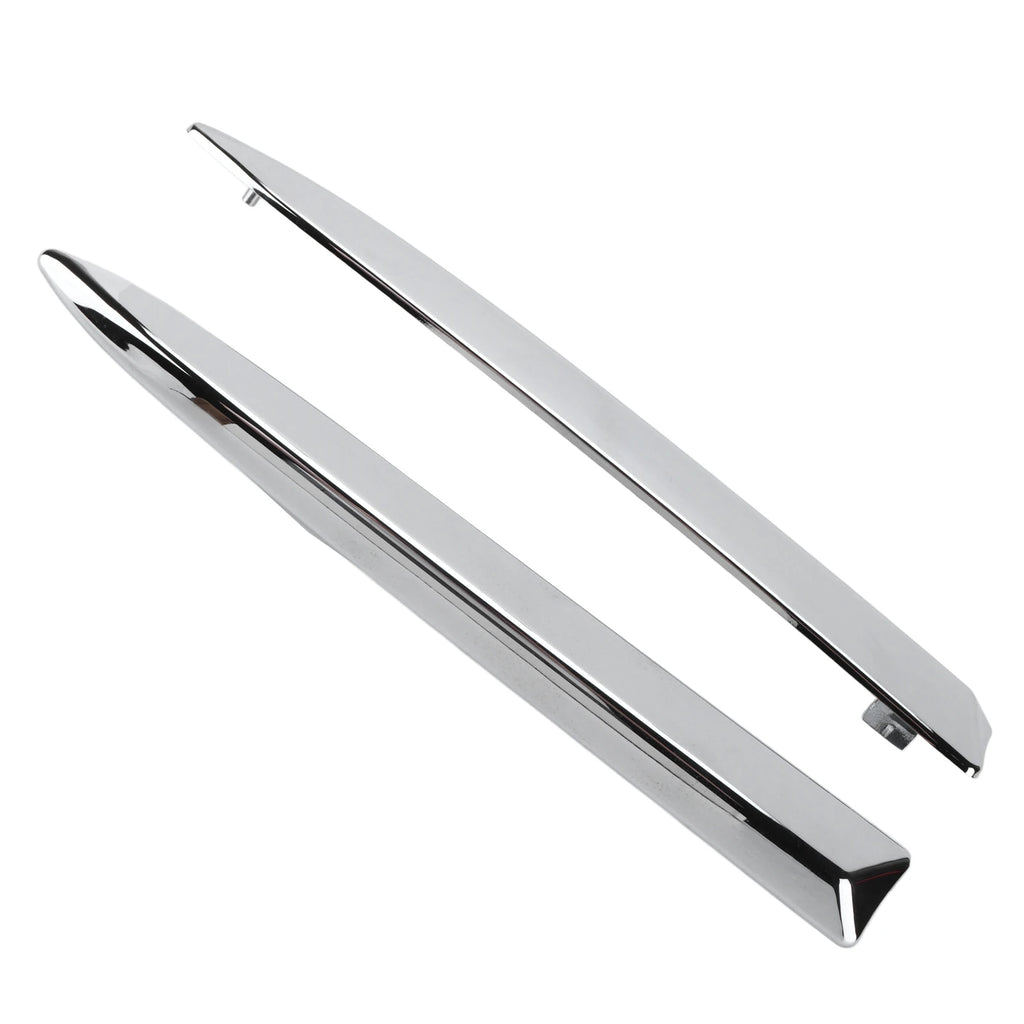 Car Front Bumper Upper Molding Chrome Trim Replacement for FIAT 500 2007‑2015 Bumper Upper Molding Strip Car Accessories