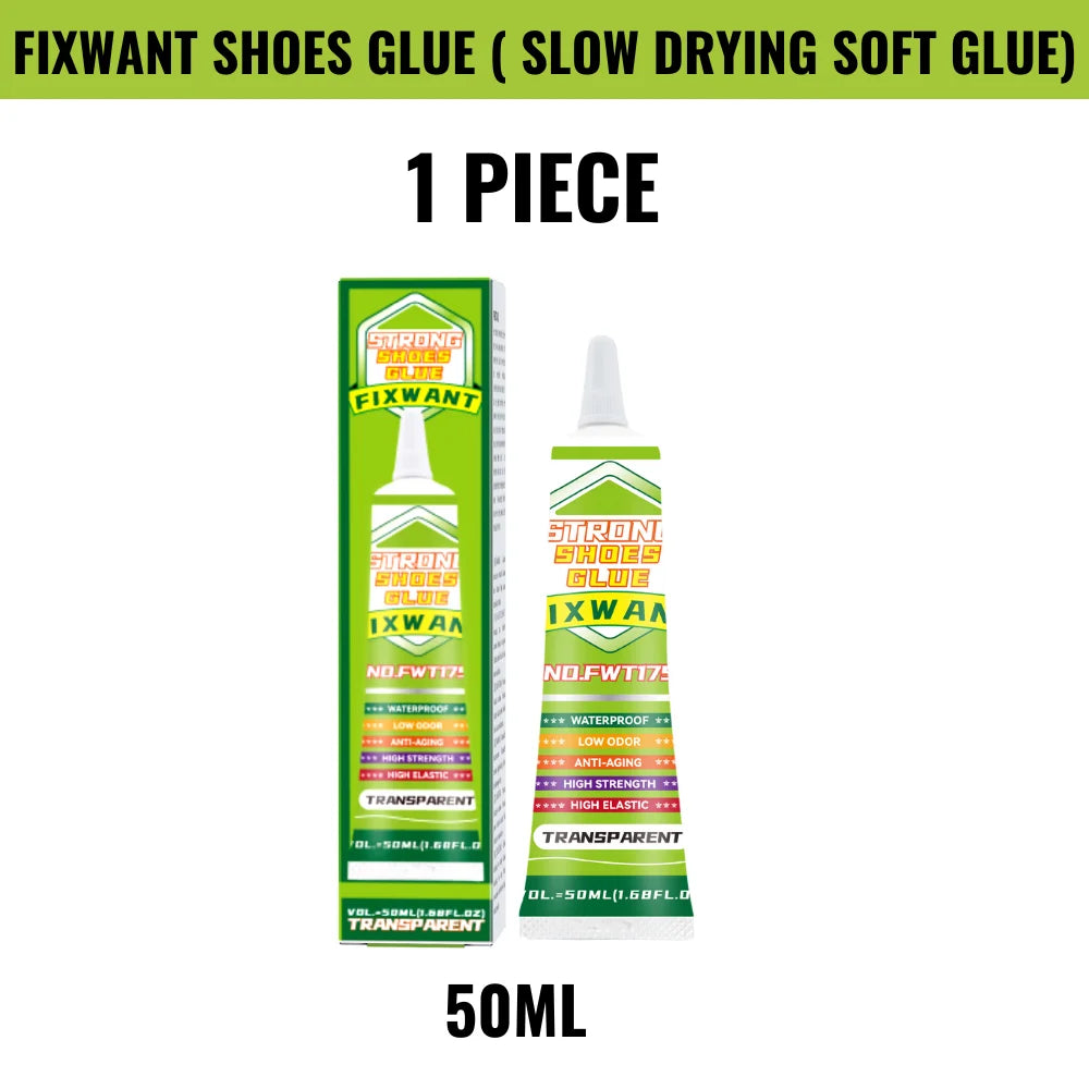 Professional Shoe Adhesive - Universal Super Strong Waterproof Shoe Repair Glue Soft When Drying Anti-aging 50ML