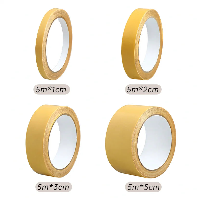5/10m Double-sided Cloth-based Tape High Adhesive Heavy Duty Translucent Mesh Waterproof Traceless Powerful Adhesive Tape
