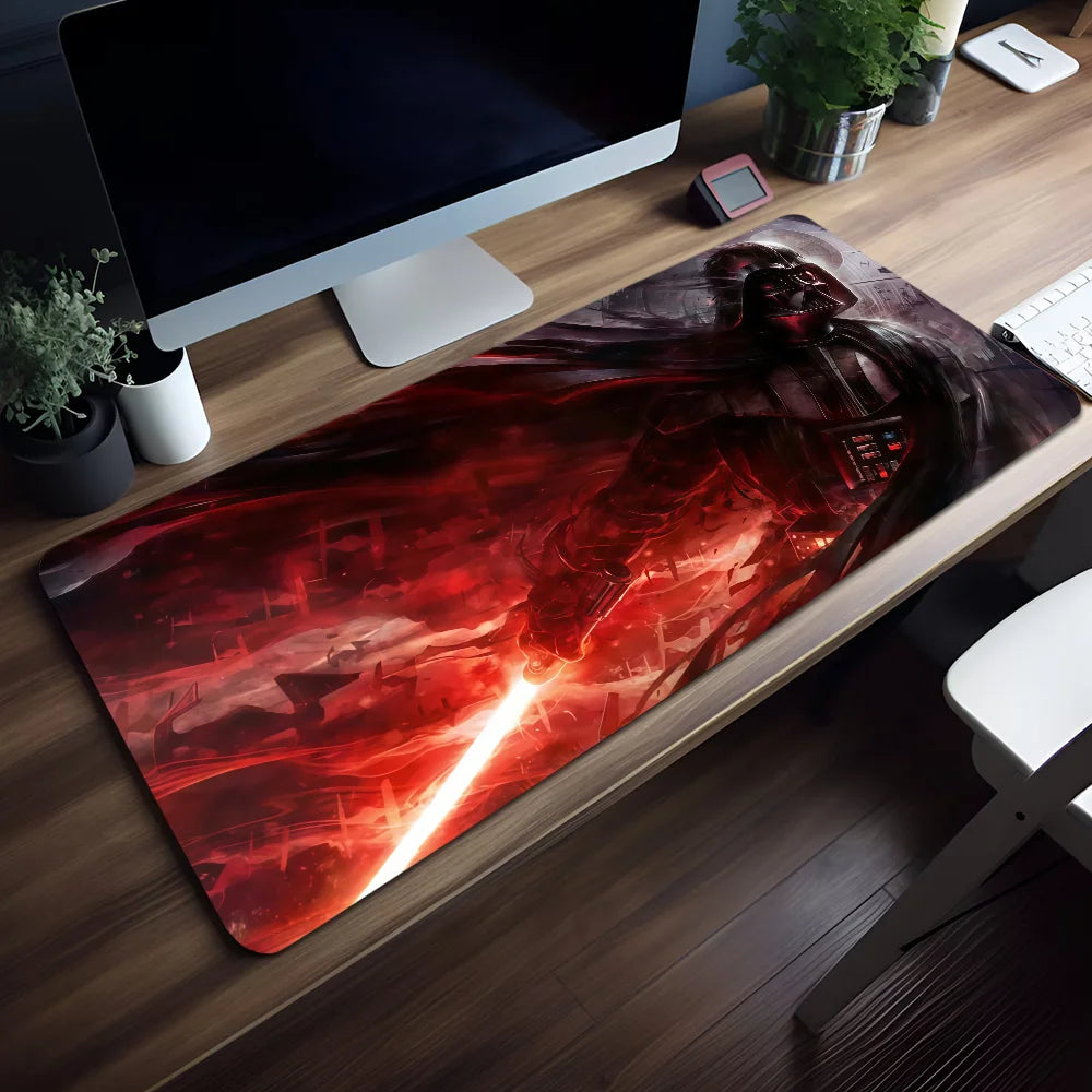 Mouse Pad Non-slip Lockedge Office Student STAR Gaming Thickened Movie Large W-WARS Fiction Science Writing Cushion MousePad