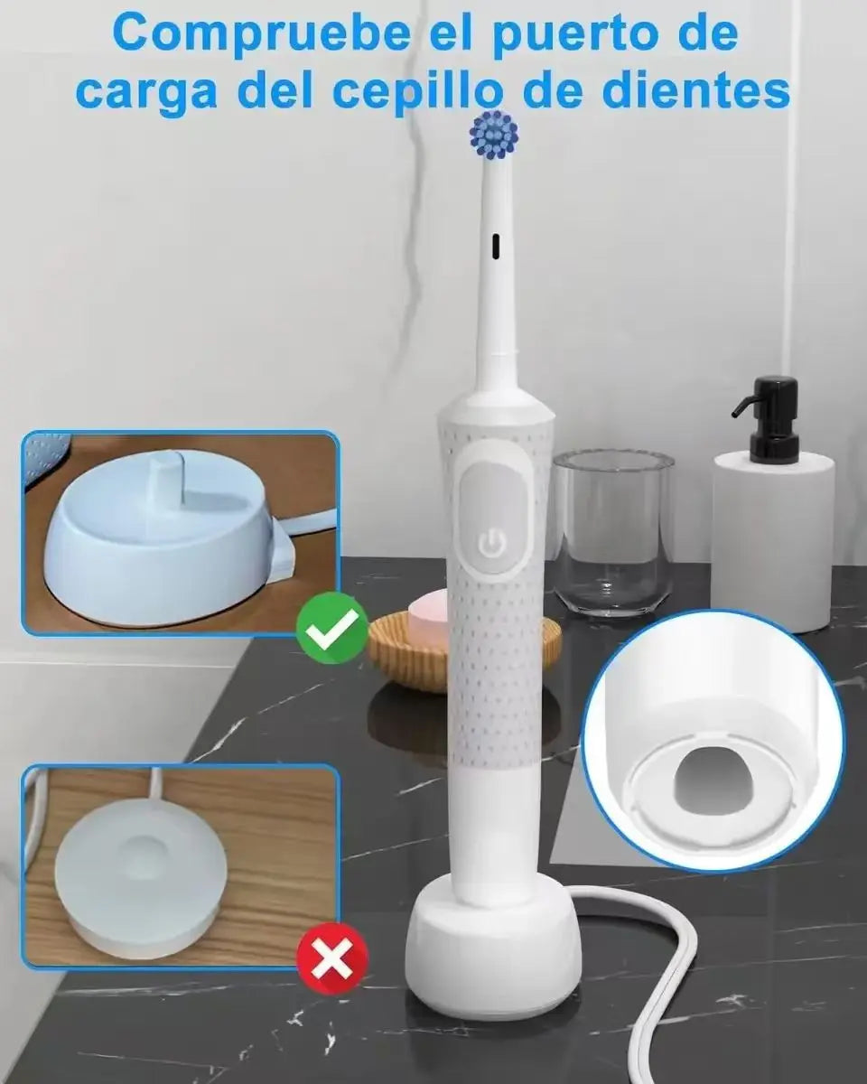 EU Charger Fit for Oral B Braun Electric Toothbrush iO Series 3 4 5 6 1000/3000/5000/7000/7500 Waterproof Inductive Base