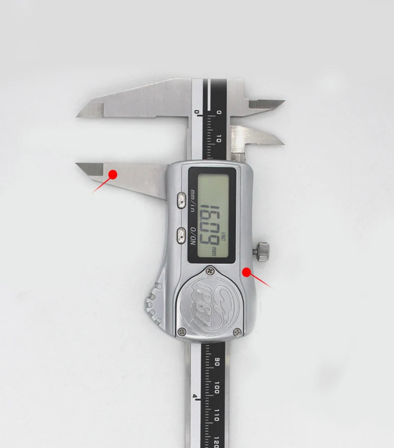 0-150mm 200mm 300mm IP67 waterproof electronic digital vernier caliper slide ruler thickness caliper micrometer paquimetro