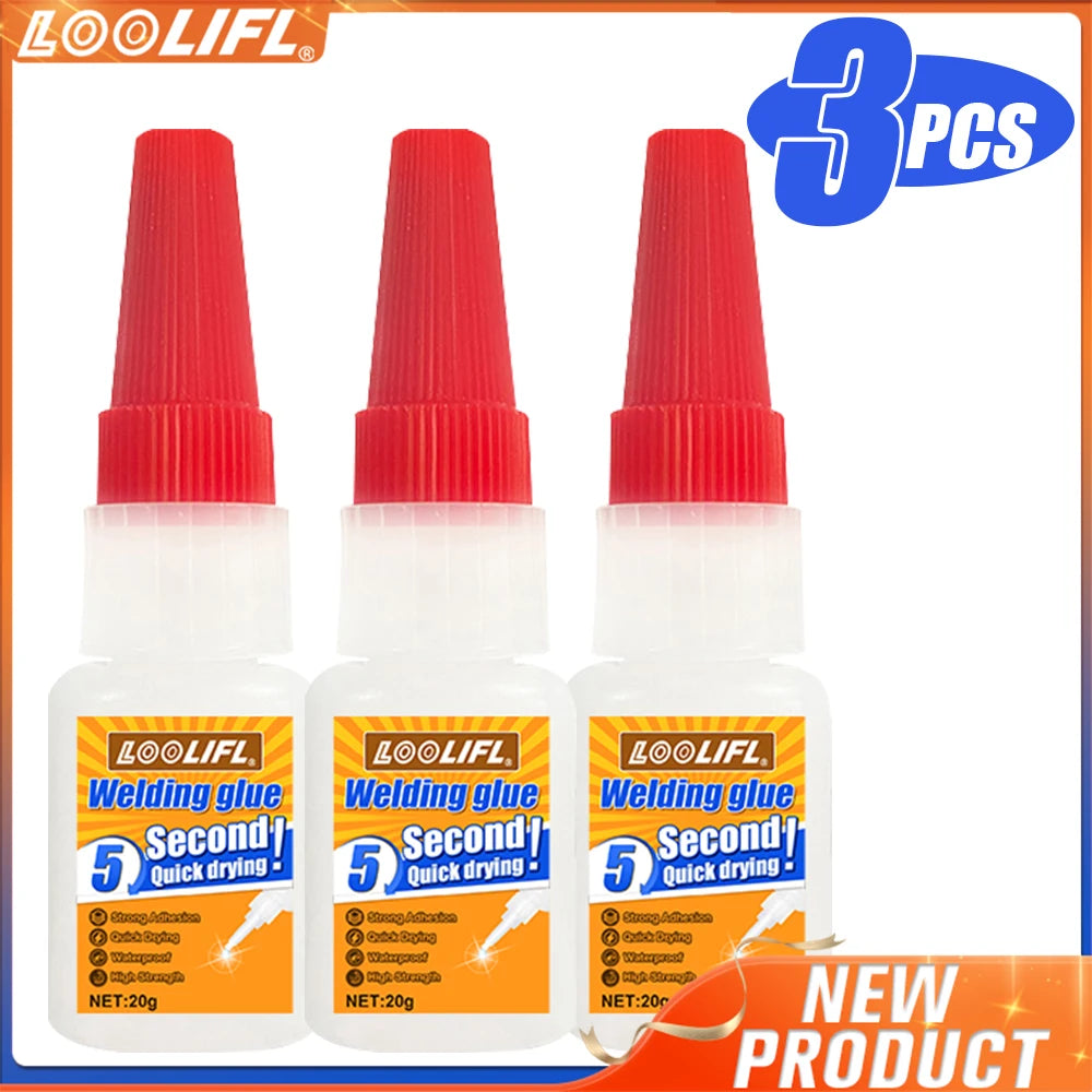 LOOLIFL OIL-BASED WELDING GLUE SUPER EXTRA STRENGTH GLUE FOR PLASTIC AND METAL WELDING WOOD METAL GLASS CERAMICS JEWELRY REPAIR GLUE MULTIFUNCTIONAL OIL-BASED PRIMARY GLUE.