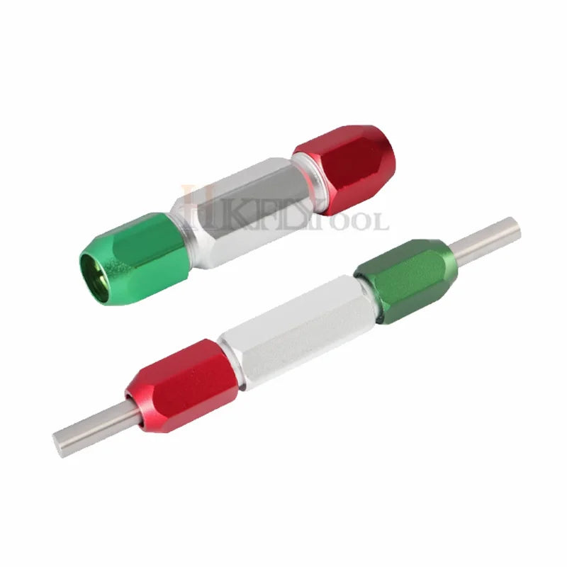 CNC Red Green Clamp Holder Needle Gauge Double Heads Pin Handle Go-and-not-go Plug Gauge Measuring Tool