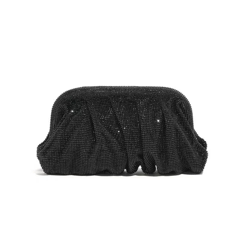 Wedding Party Clutch Purse Glitter Shiny Rhinestone Diamond Evening Bag Luxury Designer Women's Handbag Shoulder Crossbody Bag