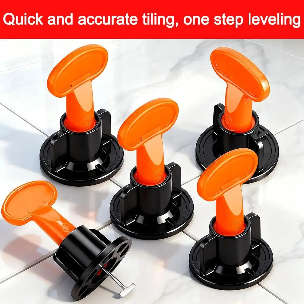 50Pcs Reusable Floor Tile Leveling System Clips Spacers Adjustable Thickened Tile Spacers Tile Leveler
