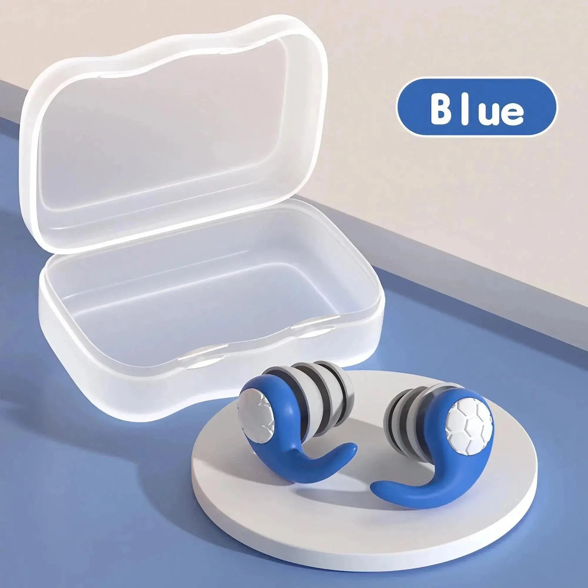 Sleep Noise Cancelling Ear Plug Soft Silicone Soundproof Sleep Aid Earplugs for Airplane Travel Anti-Noise Earplugs Repeatable