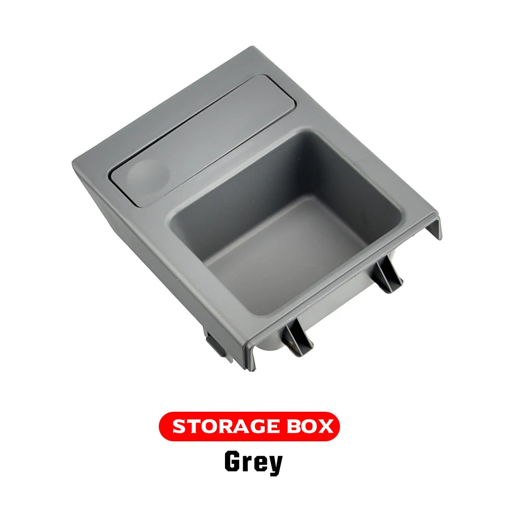 New Double Hole Car Styling Front Center Console Storage Box Coin + Cup Holder For Bmw 3 Series E46 323i 318I 98-06 51168217953