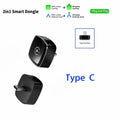 Mini Wireless CarPlay Adapter TYPE C Wireless Android Auto AI Smart Box Intelligent Systems for Wired CarPlay Car