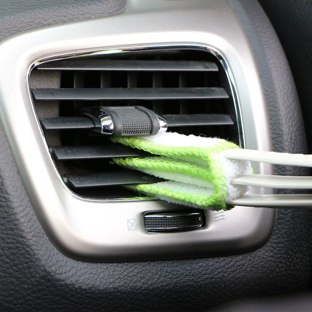 Auto Car Brush Cleaning Tool Auto Air Conditioner Vent Blinds Cleaner Interior Cleaning Keyboard Blind Brush Car Accessories