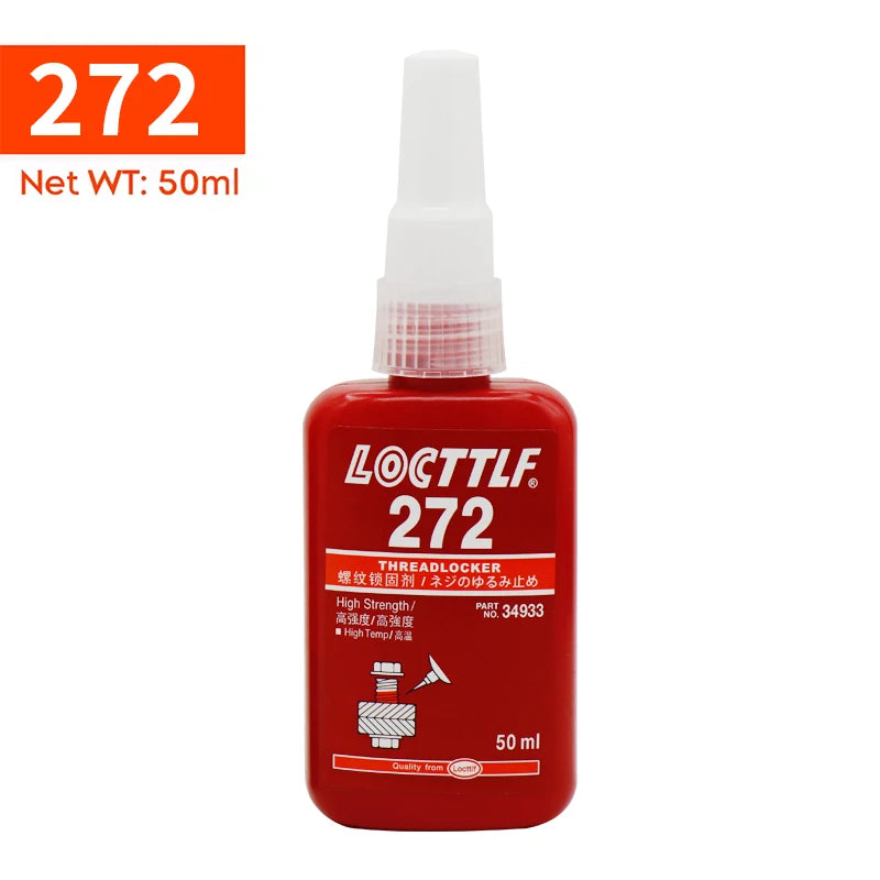 50ml Threadlocker Blue Red Anaerobic Adhesive Medium High Strength Anti-Loosening Screw Glue For Nuts Bolts Fasteners Quick Cure