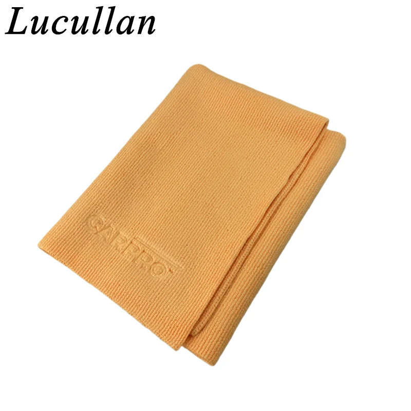 Export Material Orange Pearl Microfiber Ceramic Coating Towel Sealant Removal Interior Cleaning Cloth